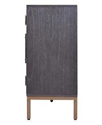 Hopper Studio 34" Wood Sophia 3-Door Accent Cabinet