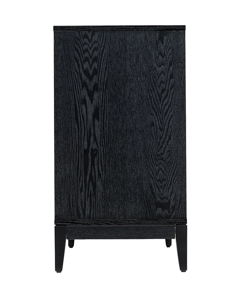 Sango 29.33" Wood Arch 2-Door Cabinet