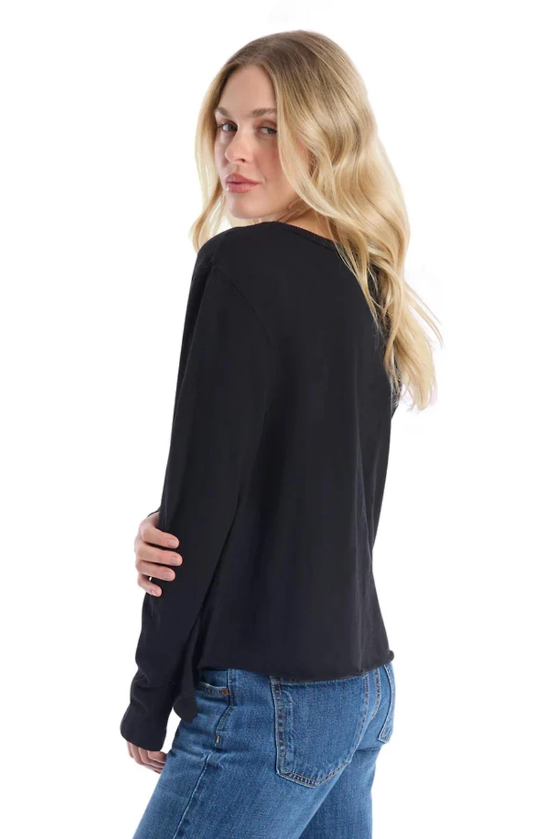 Wilt Clothing Women's Long Sleeve with Asymmetrical Hem Tee