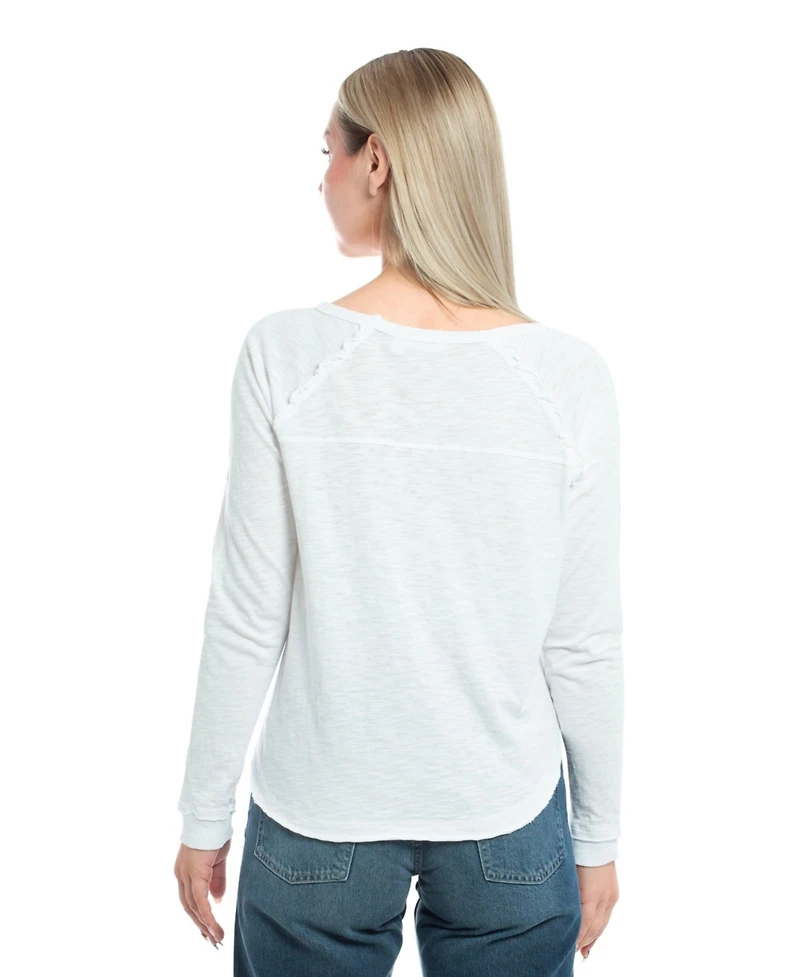 Wilt Clothing Women's Raglan Long Sleeve Tee