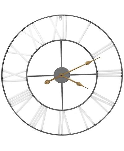 Sorbus 24 Inch Roman Numeral Wall Clock for Living Room, Kitchen, Bedrom Home Decor