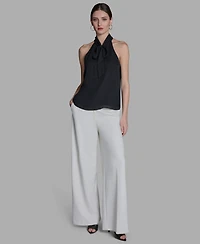 Bcbg Women's Sleeveless Tie-Neck Blouse