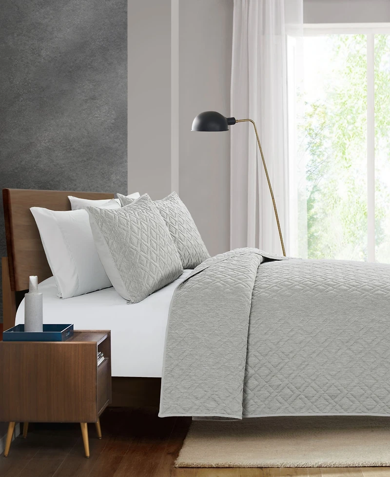 Perry Ellis Henley Jacquard 3-Pc. Quilt Set