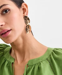 I.n.c. International Concepts Sculptural Oval Statement Earrings, Macy's Exclusive