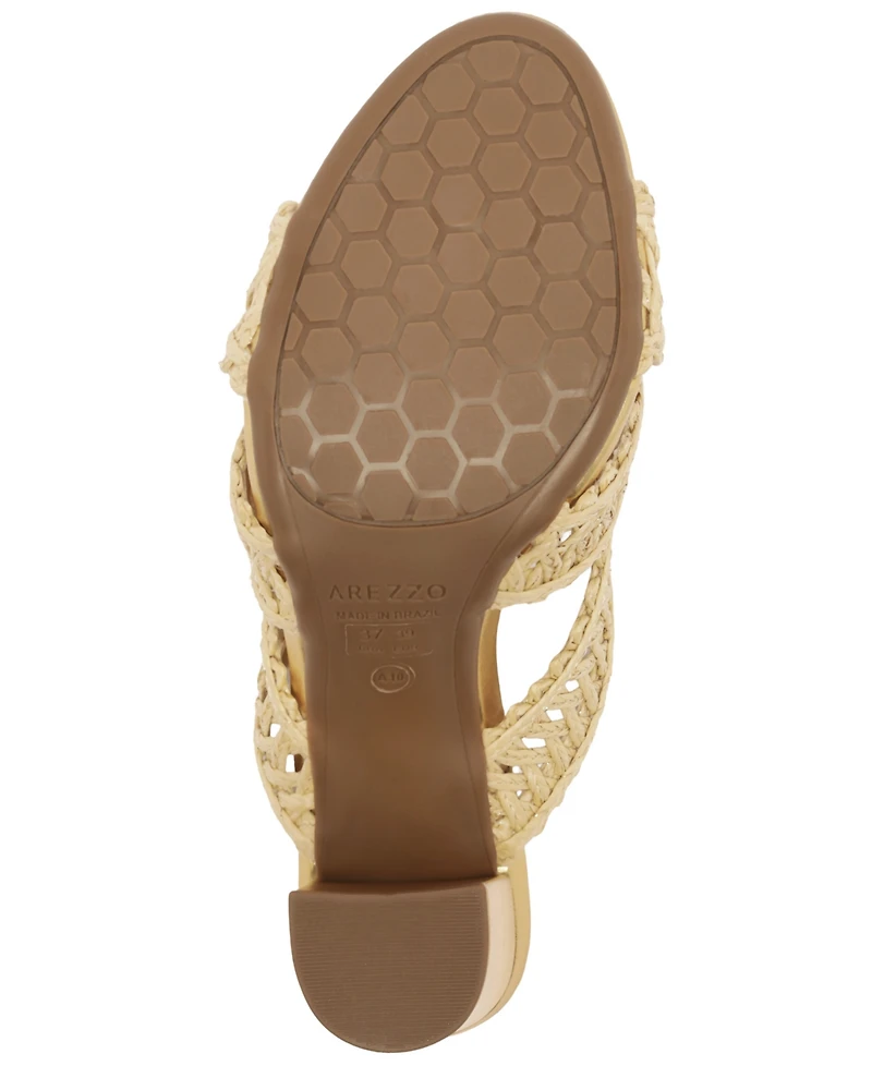 Arezzo Women's Ciara High Block Heel Sandals