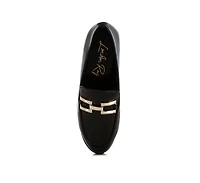 Revanta Patent Faux Leather Loafers