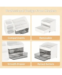 Yigii Large Makeup Organizer with Drawers for Skincare & Essentials