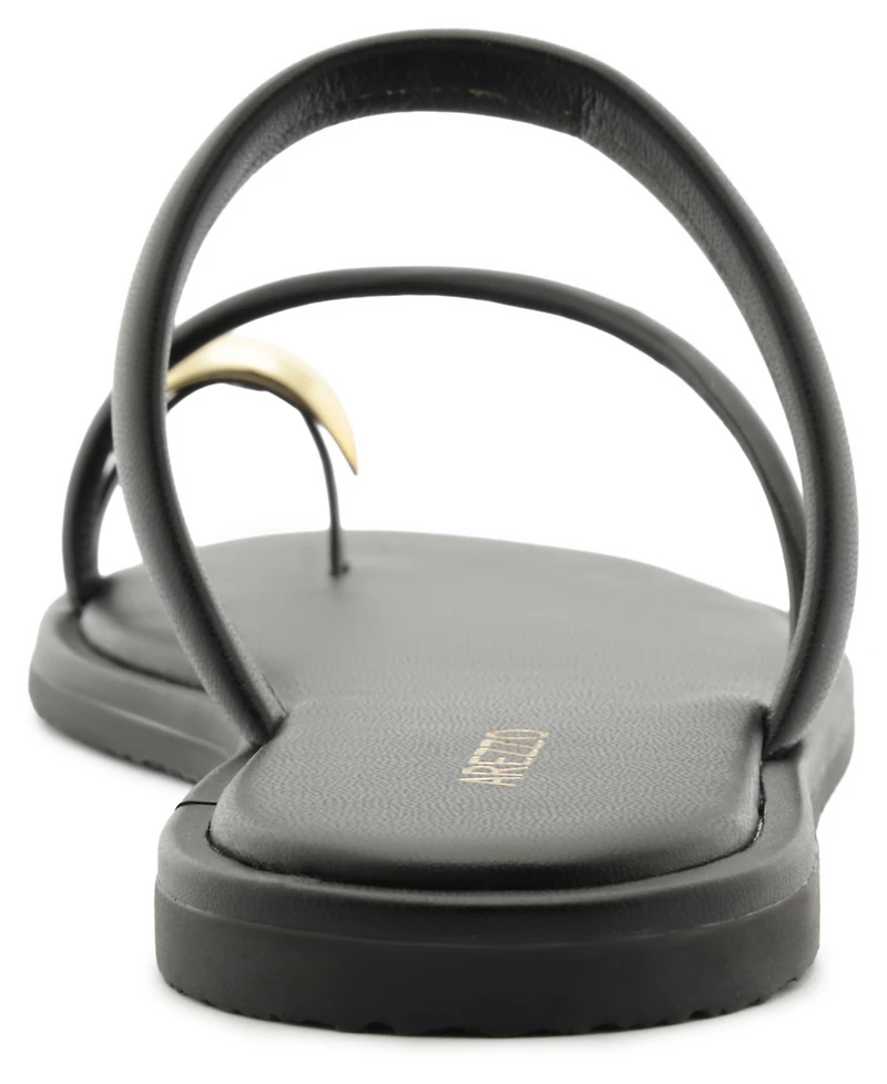 Arezzo Women's Pamela Slip-On Flat Sandals