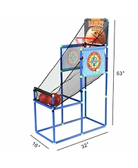 Trimate Game Set: Arcade Basketball & Hoop