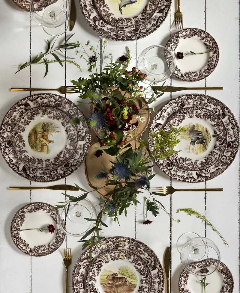 Spode Woodland Red Fox Salad Plate