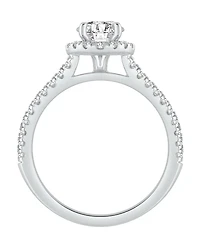 Gia Certified Diamonds Halo Engagement Ring (1-1/4 ct. t.w.) in 14k Yellow or White Gold