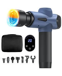 Sugift Portable All-In-One Heated Foot Bubble Spa Bath Motorized Massager-Gray