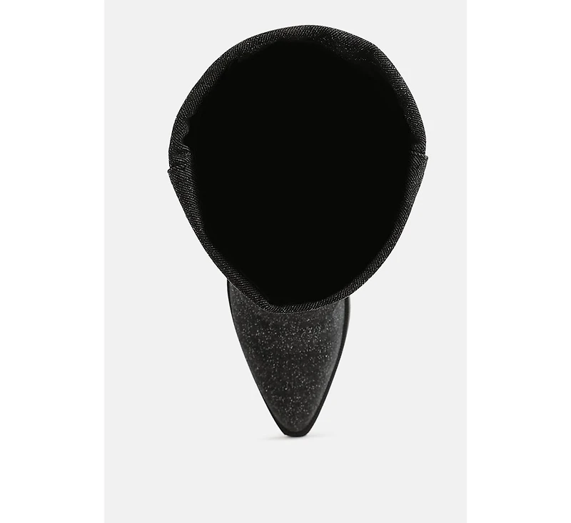 Capella Fold-Over Slouchy Denim Boot