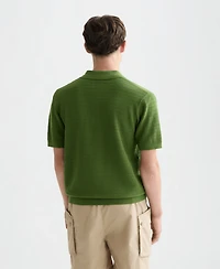 Scotch & Soda Men's Knitted Regular-Fit Polo T-Shirt