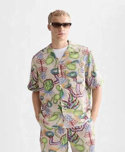 Scotch & Soda Men's Printed Short-Sleeve Shirt