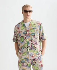 Scotch & Soda Men's Printed Short-Sleeve Shirt