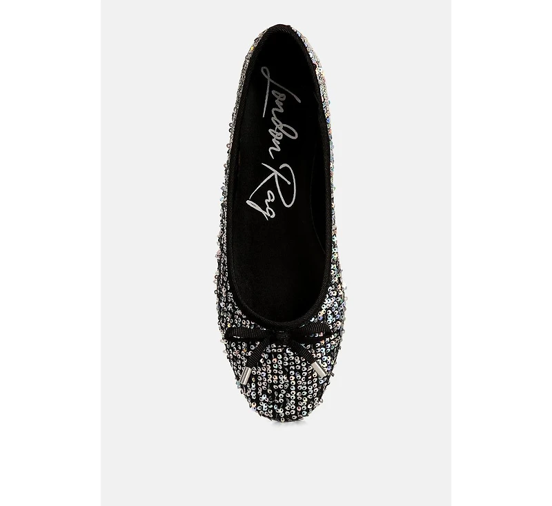 lettie sequin embellished ballet flats