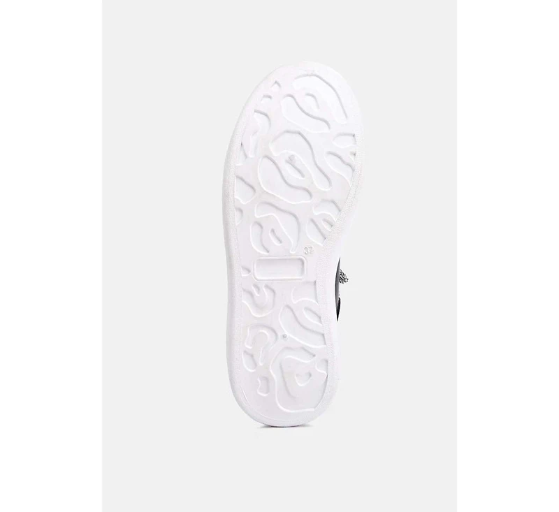 London Rag Jaxen rhinestones lace up sneakers