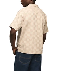 Lucky Brand Men's Untuck Camp Collar Shirt