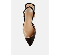Kinjay Pointy Toe Slingback Sandals