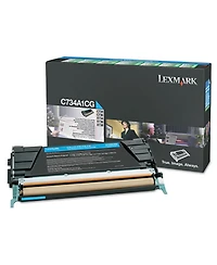Lexmark C748H1CG 10,000 Page-Yield Return Program High-Yield Toner - Cyan