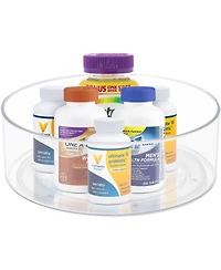 Sorbus 2 Pack Clear Lazy Susan Bins - Versatile for Pantry, Fridge, and Bathroom Storage