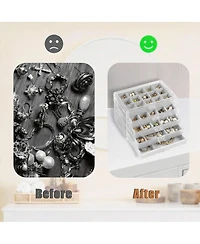 Yigii 5-Drawer Jewelry Organizer with Adjustable Velvet Trays