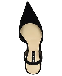 Nine West Women's Paytie Suede Slingback Pumps