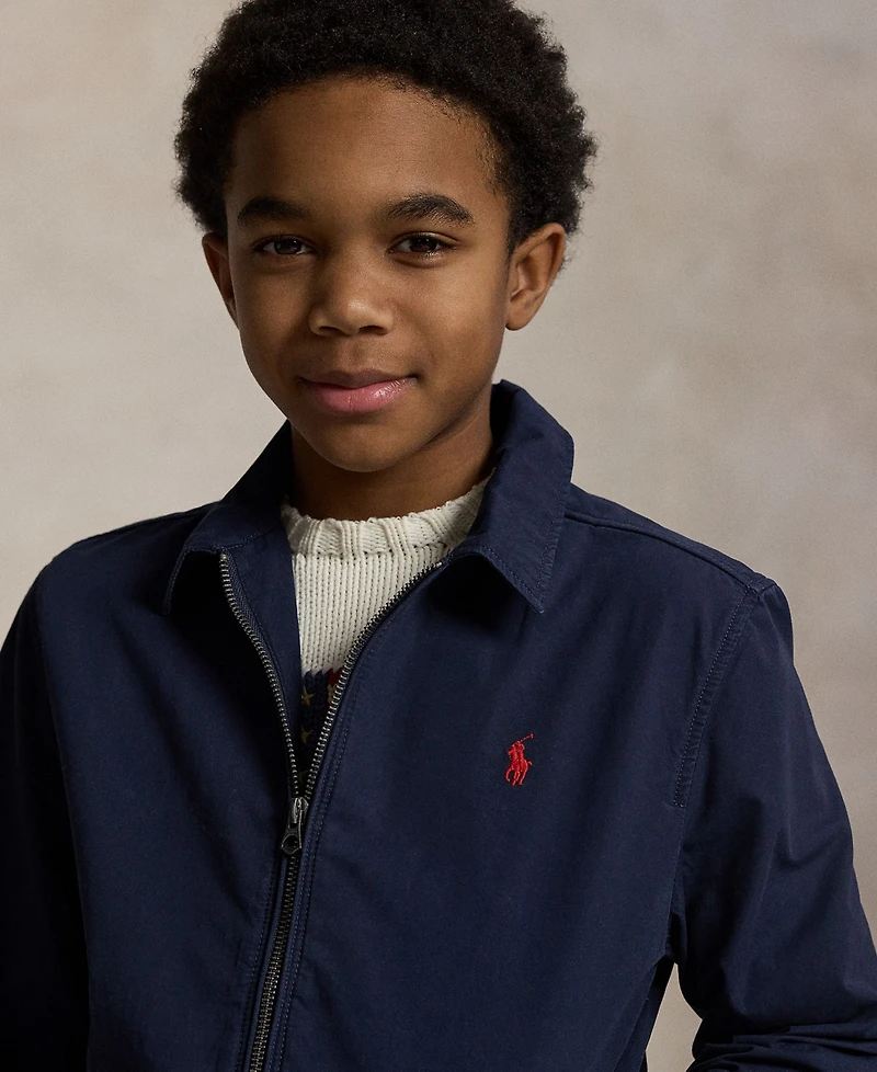Polo Ralph Lauren Big Boys The Bayport Cotton Poplin Jacket
