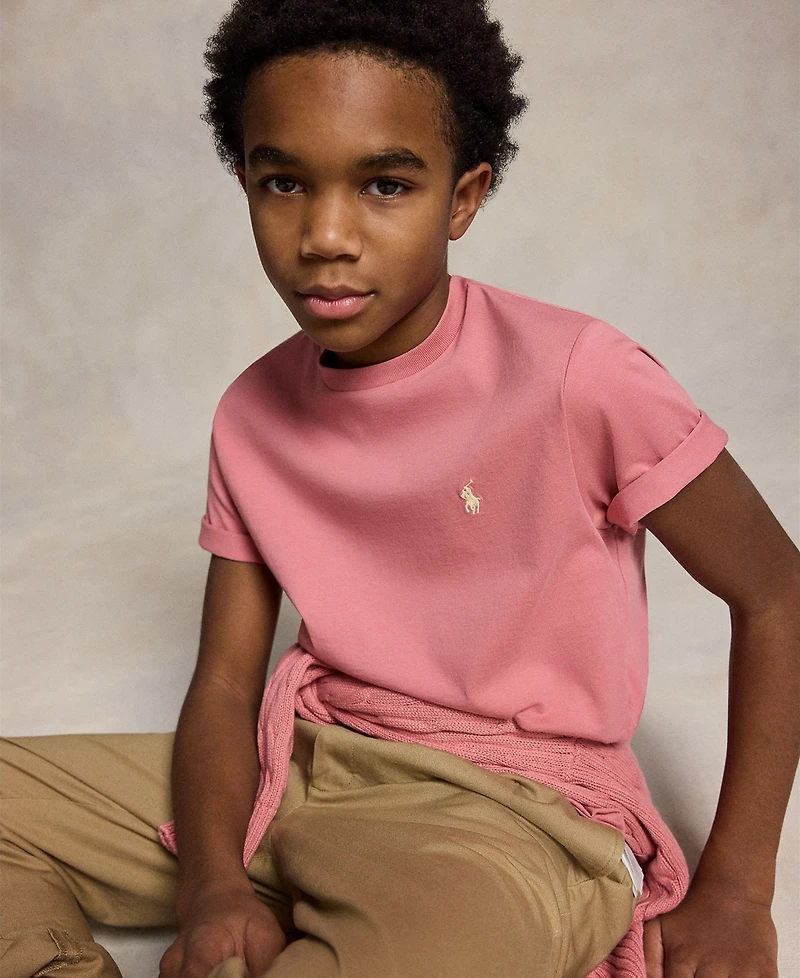 Polo Ralph Lauren Boys 8-20 Cotton Jersey Crewneck Tee