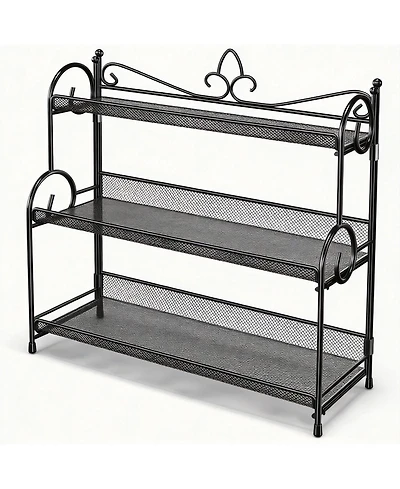 Yigii 3-Tier Foldable Organizer for Kitchen & Bathroom