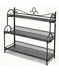 Yigii 3-Tier Foldable Organizer for Kitchen & Bathroom