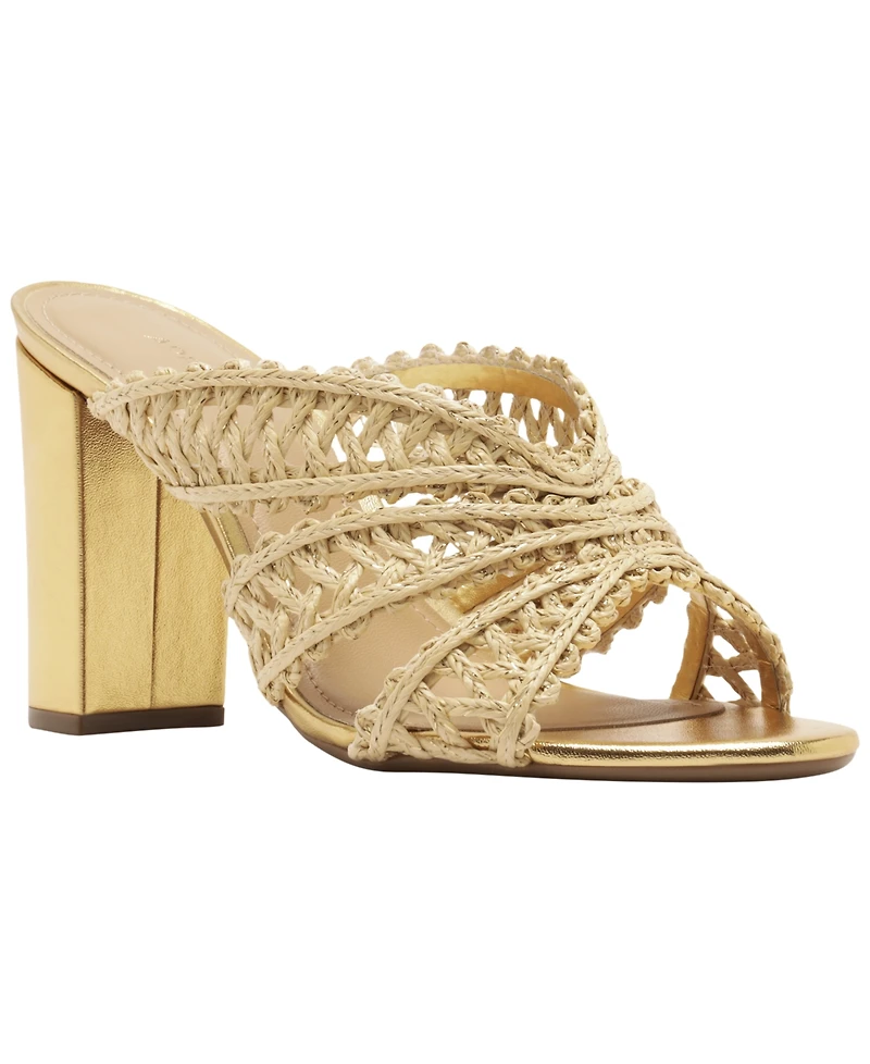 Arezzo Women's Ciara High Block Heel Sandals