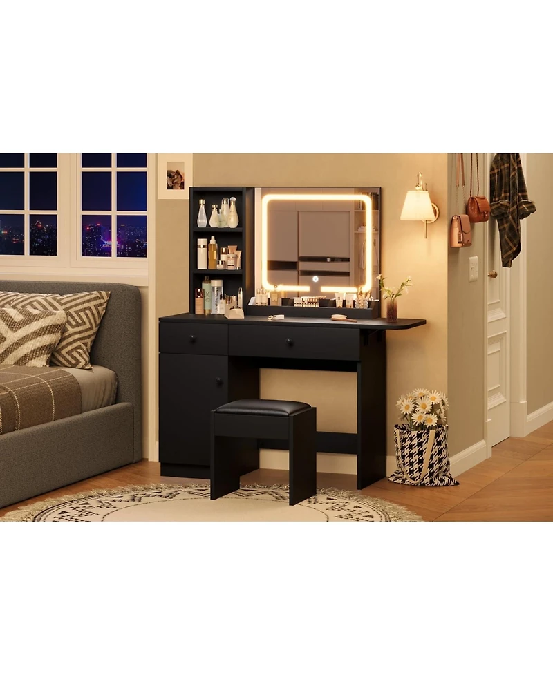 Gaomon Makeup Vanity Desk Mirror and Lights