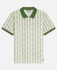 Scotch & Soda Men's Micro-Printed Regular-Fit Polo Shirt