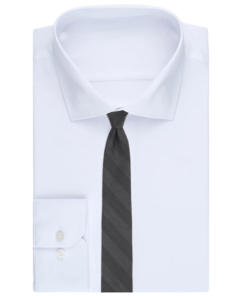 Bar Iii Men's Herbert Stripe Skinny Tie, Macy's Exclusive