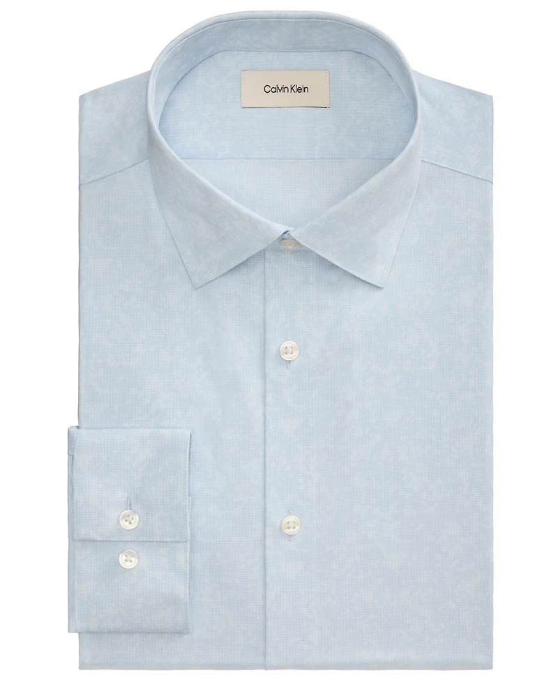 Calvin Klein Men's Performance Wrinkle-Free Slim-Fit Dress Shirt