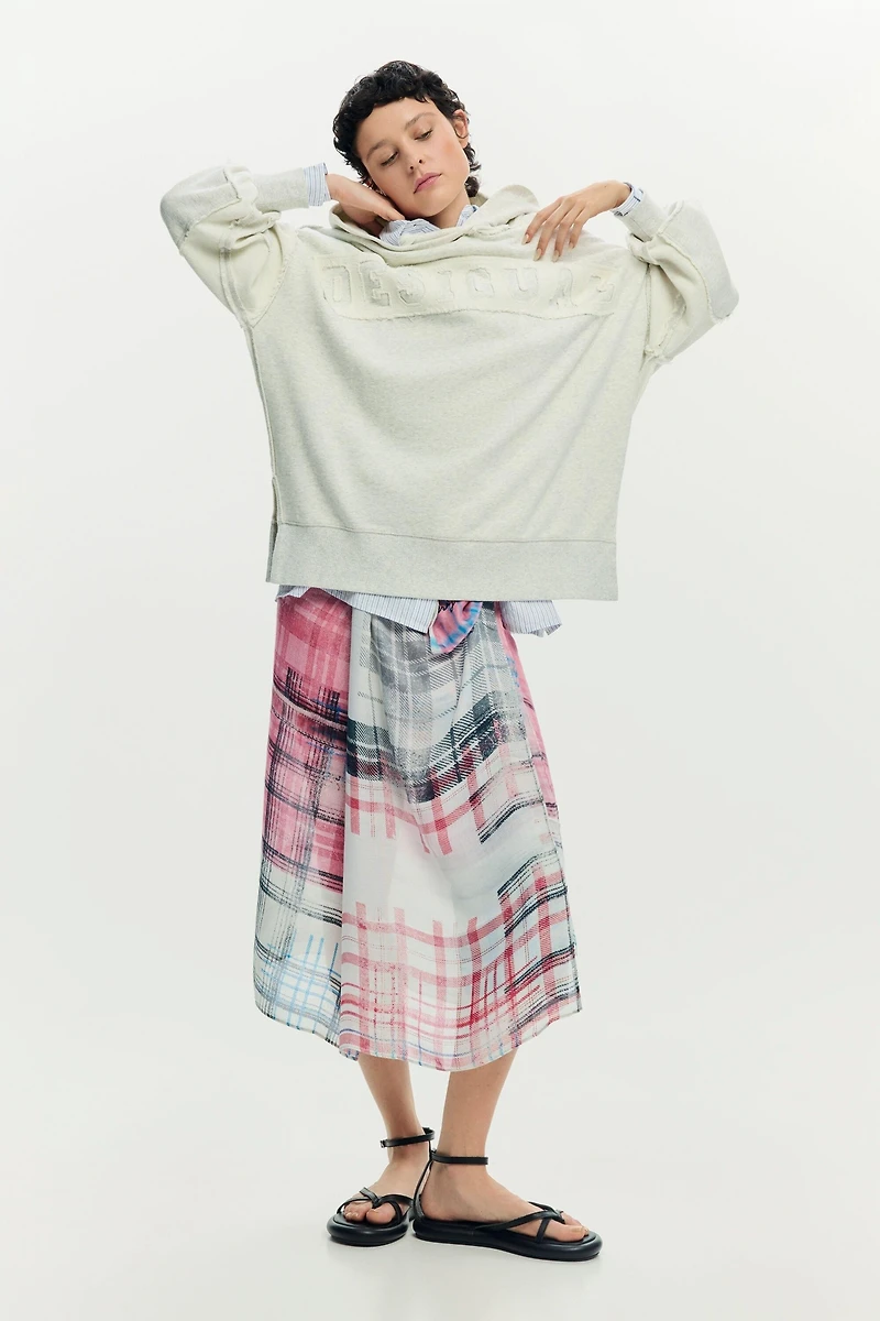 Desigual Women's Grunge rectangular scarf