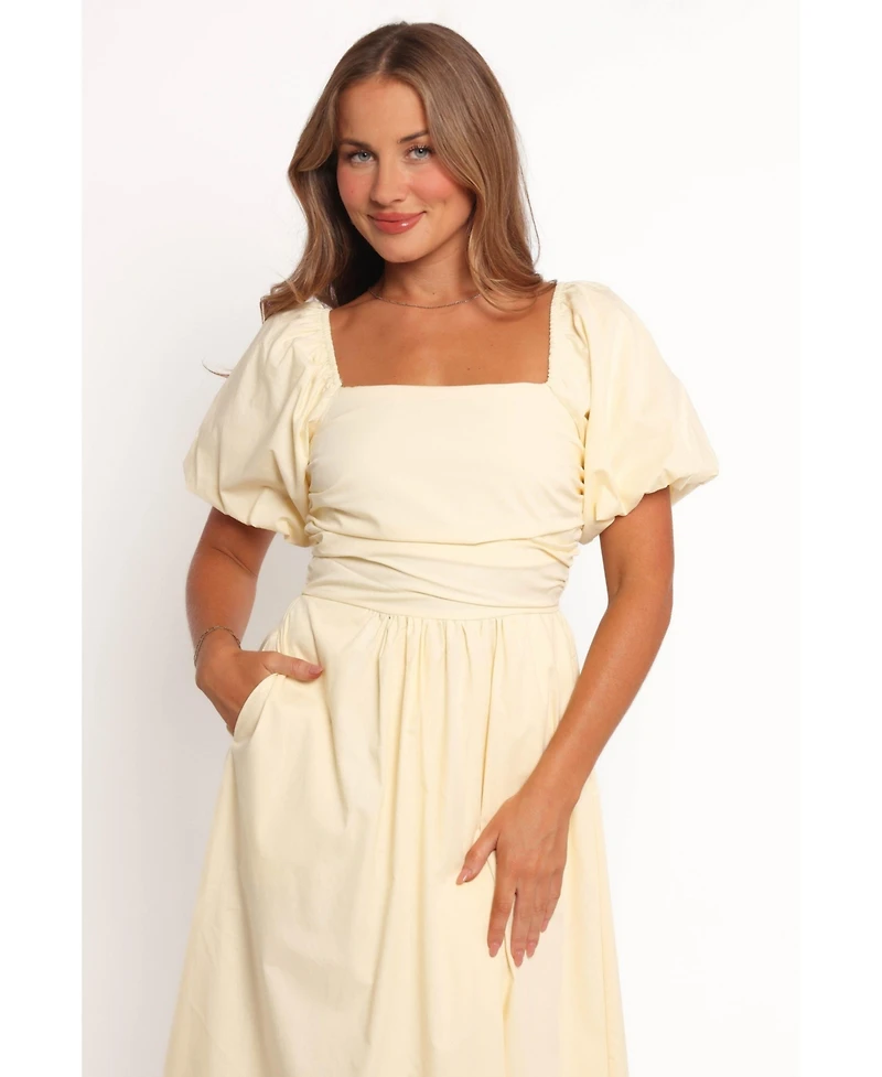 Petal and Pup Women's Clo Puff Sleeve Dress