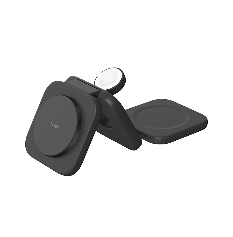 Belkin BoostCharge Pro 3-in-1 Magnetic Wireless Charging Travel Pad with Qi2 15W
