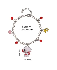 Peanuts Snoopy Heart Letter Bracelet