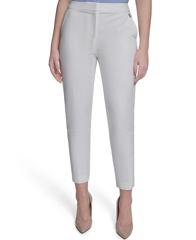Tommy Hilfiger Women's Sloane Slim-Leg Ankle Pants