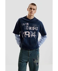 Desigual Men's Long -Sleeve Sweatshirt