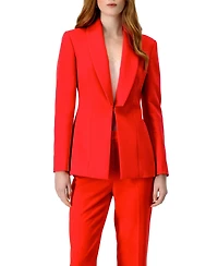 Ivonne Women's Blazer with Shawl Lapel