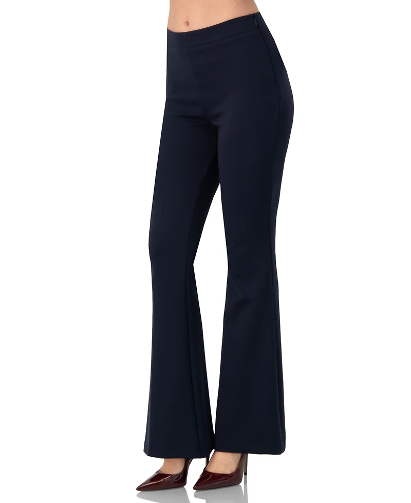 Ivonne Women's Semi-Flared Trousers