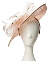 August Hats Sinamay Imitation Pearl Fascinator Hat