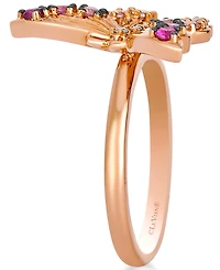 Le Vian White Sapphire (3/50 ct. t.w.), Pink Sapphire (33/100 ct. t.w.) & Nude Diamond (1/50 ct. t.w.) Ring in 14k Strawberry Gold