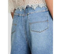 And Now This Women's Tie-Waist Drapey Jeans, Macy's Exclusive