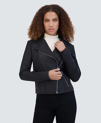 Andrew Marc Women's Felix Moto Leather Jacket