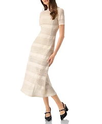 Ivonne Women's Embroided Maxi Dress with Ruffles